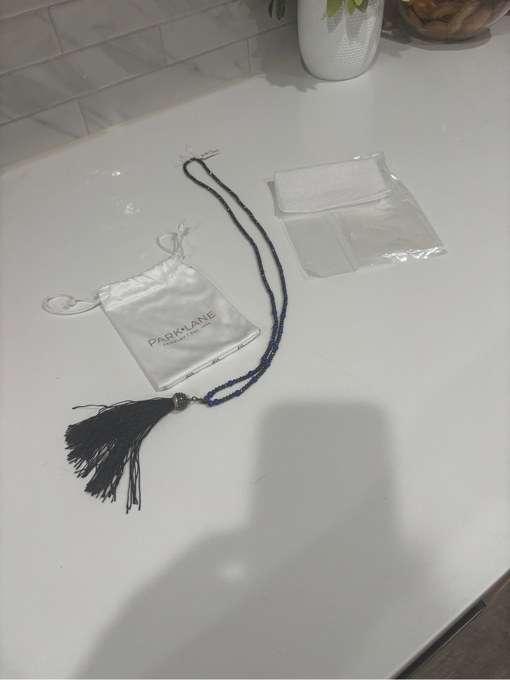 Park Lane NWT beaded & tassel Necklace